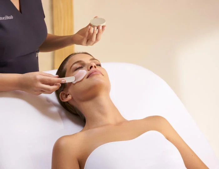 Ritual facial Natura Bissé en cabina